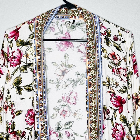 Anthropologie Idalia Floral Kimono Jacket by Akemi + Kin - Picture 4 of 6